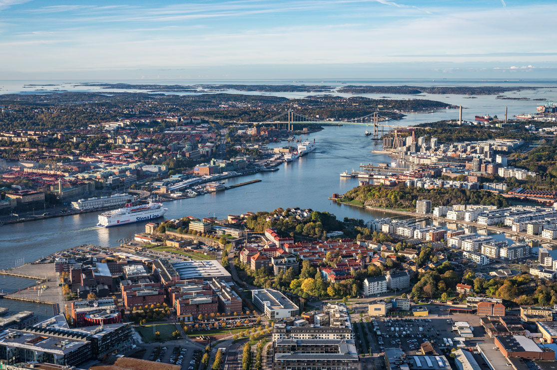 View over Gothenburg 